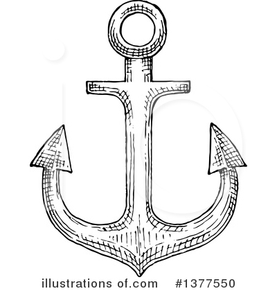 Royalty-Free (RF) Anchor Clipart Illustration by Vector Tradition SM - Stock Sample #1377550