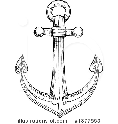 Royalty-Free (RF) Anchor Clipart Illustration by Vector Tradition SM - Stock Sample #1377553