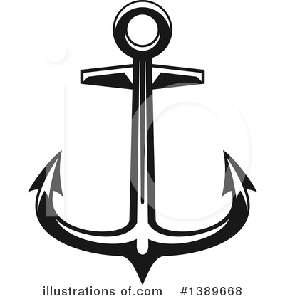 Royalty-Free (RF) Anchor Clipart Illustration by Vector Tradition SM - Stock Sample #1389668