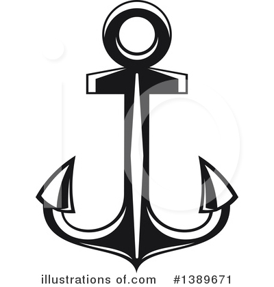 Royalty-Free (RF) Anchor Clipart Illustration by Vector Tradition SM - Stock Sample #1389671