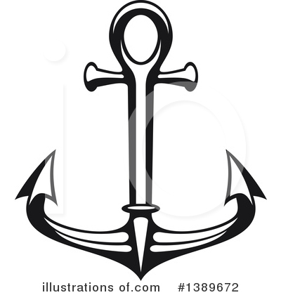 Royalty-Free (RF) Anchor Clipart Illustration by Vector Tradition SM - Stock Sample #1389672
