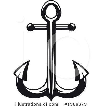Royalty-Free (RF) Anchor Clipart Illustration by Vector Tradition SM - Stock Sample #1389673