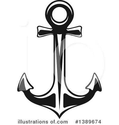 Royalty-Free (RF) Anchor Clipart Illustration by Vector Tradition SM - Stock Sample #1389674