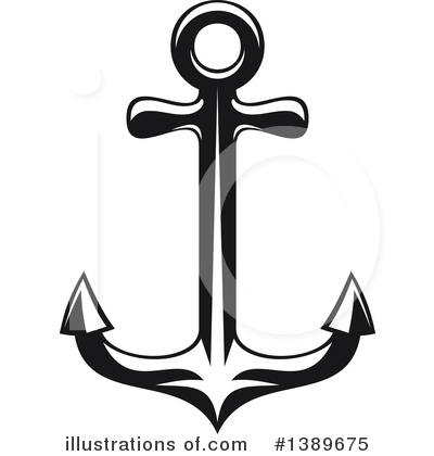 Royalty-Free (RF) Anchor Clipart Illustration by Vector Tradition SM - Stock Sample #1389675