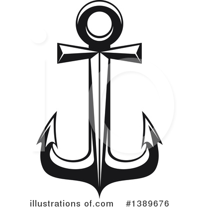 Royalty-Free (RF) Anchor Clipart Illustration by Vector Tradition SM - Stock Sample #1389676