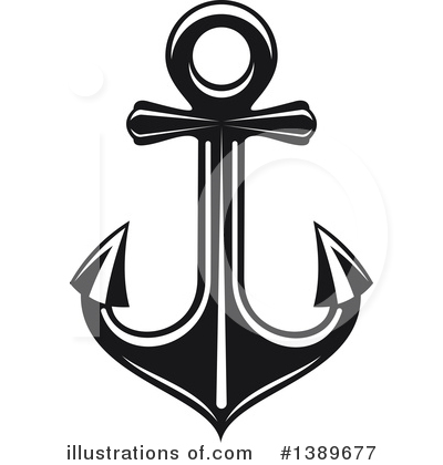 Royalty-Free (RF) Anchor Clipart Illustration by Vector Tradition SM - Stock Sample #1389677