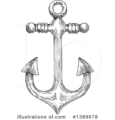 Royalty-Free (RF) Anchor Clipart Illustration by Vector Tradition SM - Stock Sample #1389678