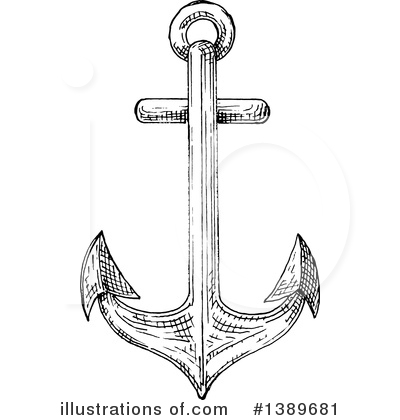 Royalty-Free (RF) Anchor Clipart Illustration by Vector Tradition SM - Stock Sample #1389681
