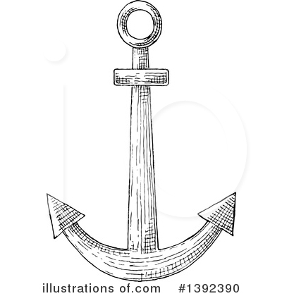 Royalty-Free (RF) Anchor Clipart Illustration by Vector Tradition SM - Stock Sample #1392390
