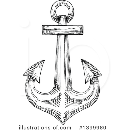 Royalty-Free (RF) Anchor Clipart Illustration by Vector Tradition SM - Stock Sample #1399980