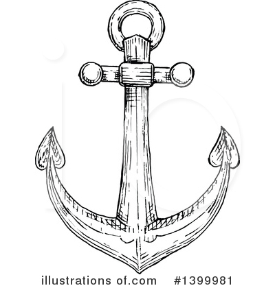 Royalty-Free (RF) Anchor Clipart Illustration by Vector Tradition SM - Stock Sample #1399981