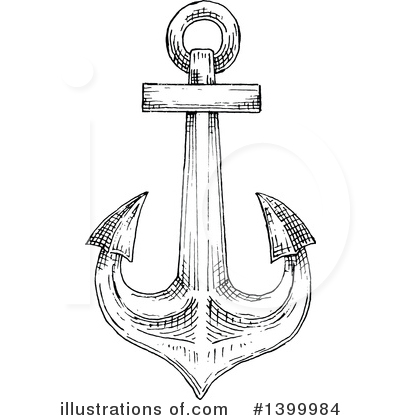 Royalty-Free (RF) Anchor Clipart Illustration by Vector Tradition SM - Stock Sample #1399984