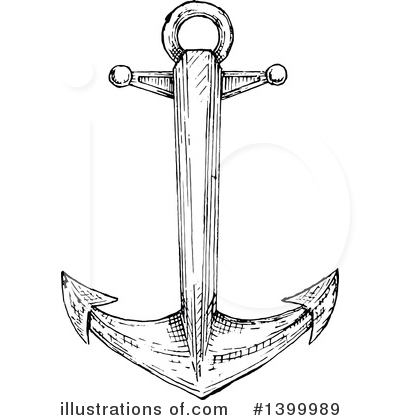 Royalty-Free (RF) Anchor Clipart Illustration by Vector Tradition SM - Stock Sample #1399989