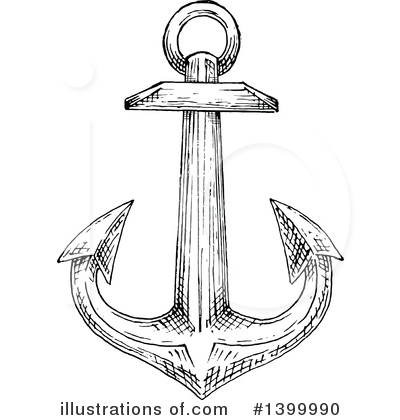 Royalty-Free (RF) Anchor Clipart Illustration by Vector Tradition SM - Stock Sample #1399990
