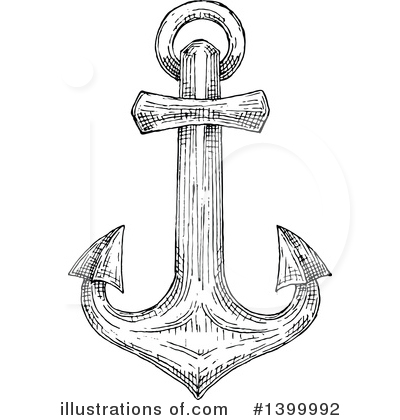 Royalty-Free (RF) Anchor Clipart Illustration by Vector Tradition SM - Stock Sample #1399992