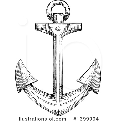 Royalty-Free (RF) Anchor Clipart Illustration by Vector Tradition SM - Stock Sample #1399994