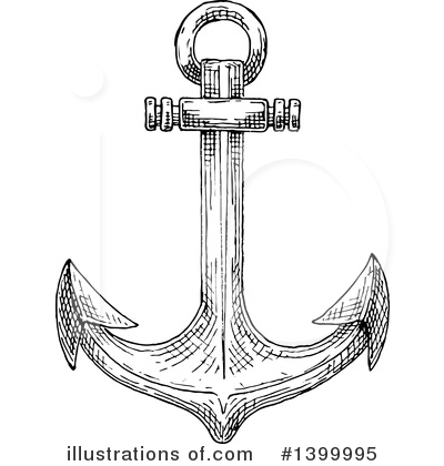 Royalty-Free (RF) Anchor Clipart Illustration by Vector Tradition SM - Stock Sample #1399995