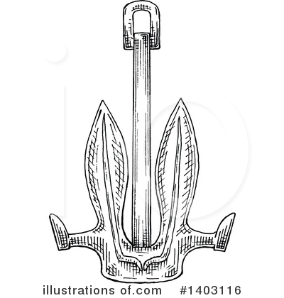Royalty-Free (RF) Anchor Clipart Illustration by Vector Tradition SM - Stock Sample #1403116