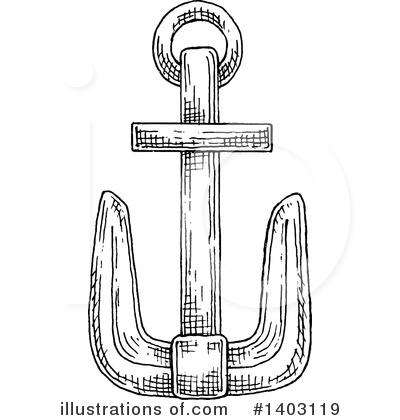 Royalty-Free (RF) Anchor Clipart Illustration by Vector Tradition SM - Stock Sample #1403119