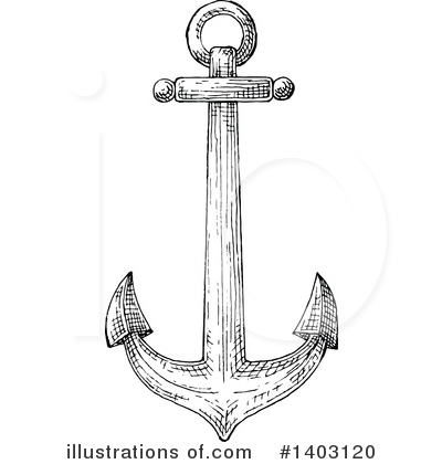 Royalty-Free (RF) Anchor Clipart Illustration by Vector Tradition SM - Stock Sample #1403120