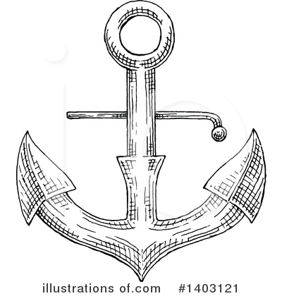 Royalty-Free (RF) Anchor Clipart Illustration by Vector Tradition SM - Stock Sample #1403121