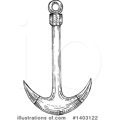 Royalty-Free (RF) Anchor Clipart Illustration by Vector Tradition SM - Stock Sample #1403122