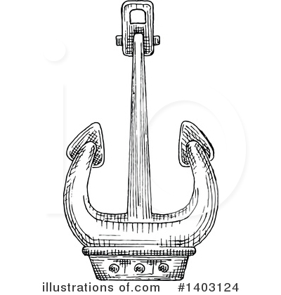 Royalty-Free (RF) Anchor Clipart Illustration by Vector Tradition SM - Stock Sample #1403124