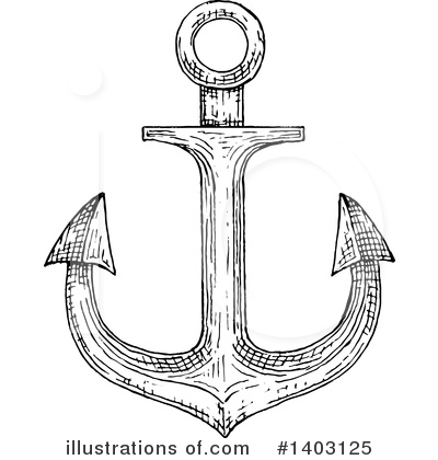 Royalty-Free (RF) Anchor Clipart Illustration by Vector Tradition SM - Stock Sample #1403125