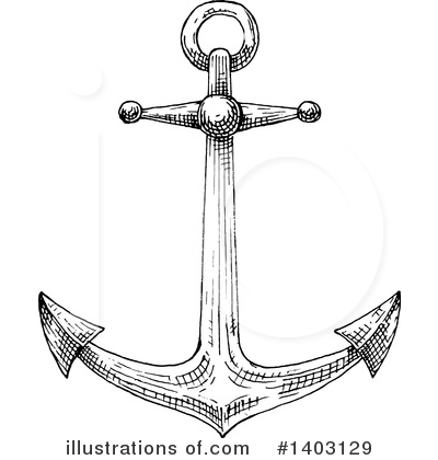 Royalty-Free (RF) Anchor Clipart Illustration by Vector Tradition SM - Stock Sample #1403129