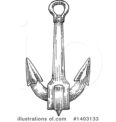 Royalty-Free (RF) Anchor Clipart Illustration by Vector Tradition SM - Stock Sample #1403133
