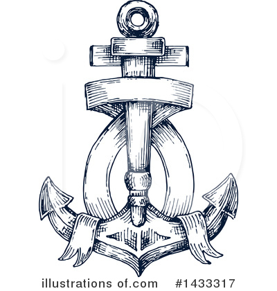Royalty-Free (RF) Anchor Clipart Illustration by Vector Tradition SM - Stock Sample #1433317
