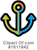 Anchor Clipart #1611842 by Lal Perera