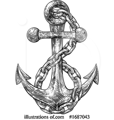Royalty-Free (RF) Anchor Clipart Illustration by AtStockIllustration - Stock Sample #1687043