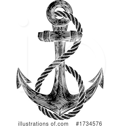 Royalty-Free (RF) Anchor Clipart Illustration by AtStockIllustration - Stock Sample #1734576
