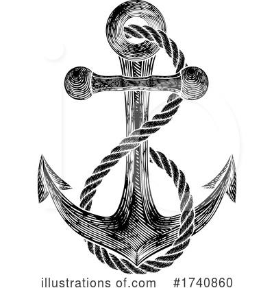 Royalty-Free (RF) Anchor Clipart Illustration by AtStockIllustration - Stock Sample #1740860