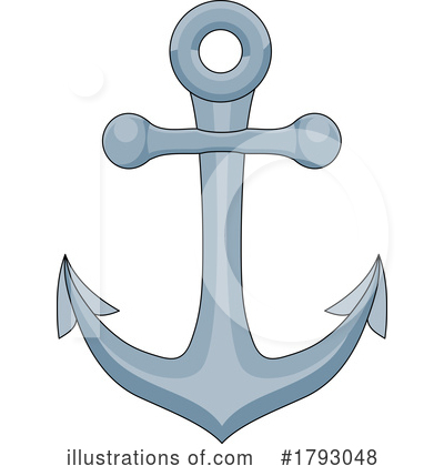 Anchor Clipart #1793048 by AtStockIllustration