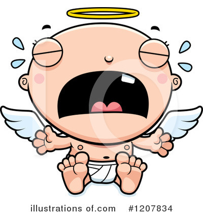 Angel Baby Clipart #1207834 by Cory Thoman