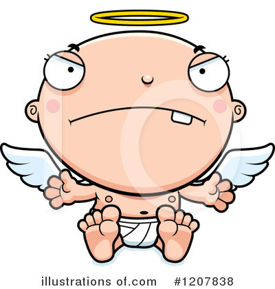 Royalty-Free (RF) Angel Baby Clipart Illustration by Cory Thoman - Stock Sample #1207838