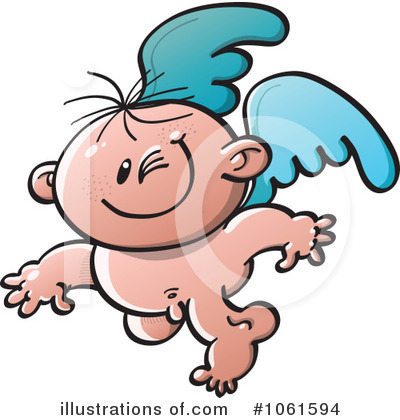 Royalty-Free (RF) Angel Clipart Illustration by Zooco - Stock Sample #1061594