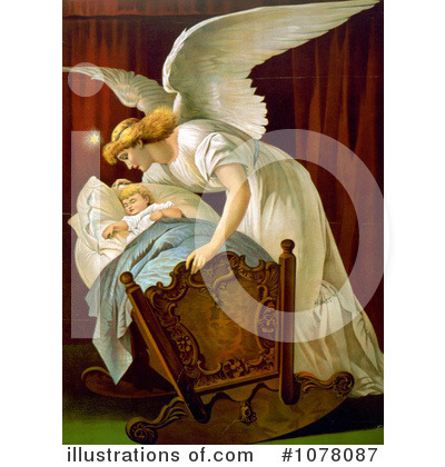 Royalty-Free (RF) Angel Clipart Illustration by JVPD - Stock Sample #1078087