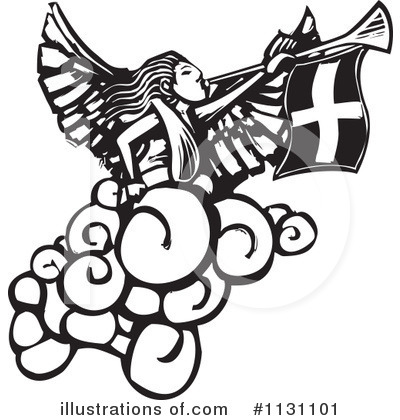 Royalty-Free (RF) Angel Clipart Illustration by xunantunich - Stock Sample #1131101