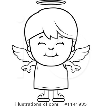 Royalty-Free (RF) Angel Clipart Illustration by Cory Thoman - Stock Sample #1141935