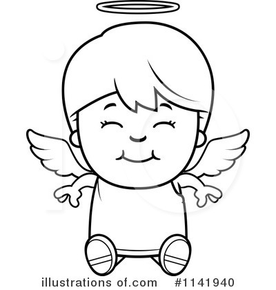 Royalty-Free (RF) Angel Clipart Illustration by Cory Thoman - Stock Sample #1141940