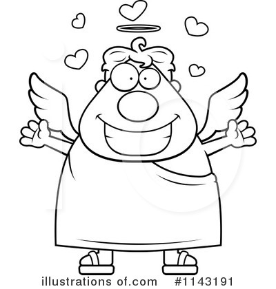Royalty-Free (RF) Angel Clipart Illustration by Cory Thoman - Stock Sample #1143191