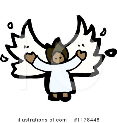 Royalty-Free (RF) Angel Clipart Illustration by lineartestpilot - Stock Sample #1178448