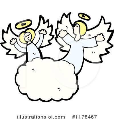 Royalty-Free (RF) Angel Clipart Illustration by lineartestpilot - Stock Sample #1178467