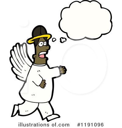 Royalty-Free (RF) Angel Clipart Illustration by lineartestpilot - Stock Sample #1191096