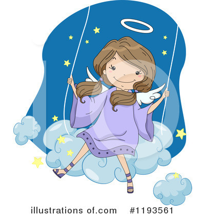 Royalty-Free (RF) Angel Clipart Illustration by BNP Design Studio - Stock Sample #1193561