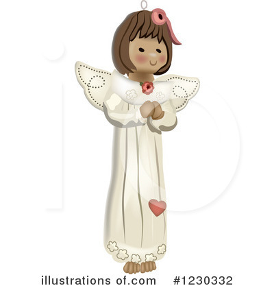 Royalty-Free (RF) Angel Clipart Illustration by dero - Stock Sample #1230332