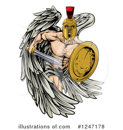 Royalty-Free (RF) Angel Clipart Illustration by AtStockIllustration - Stock Sample #1247178